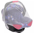 Baby Carry Cot Blue Red Sun Canopy 3-Way Buckle