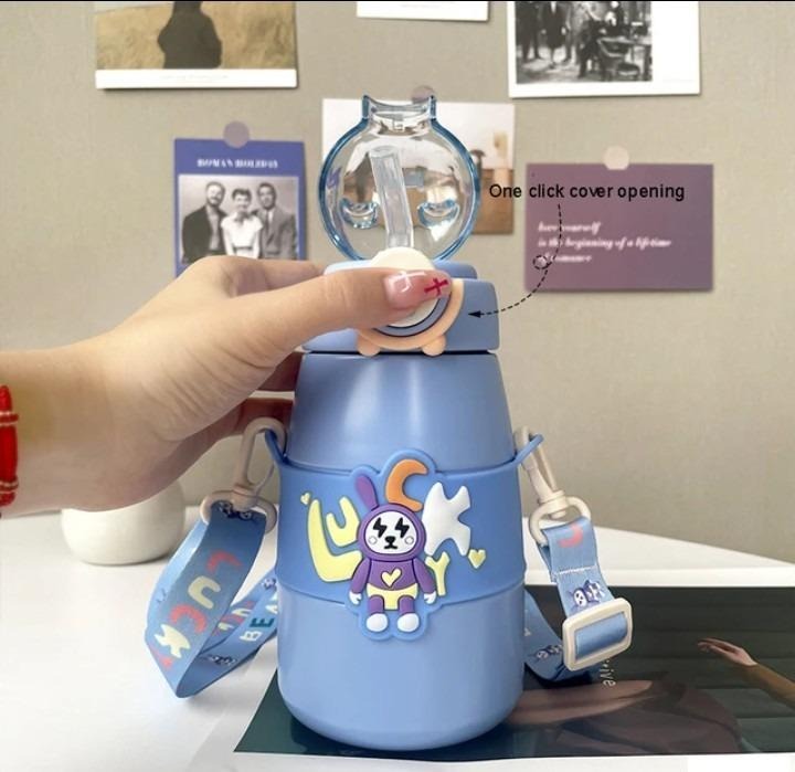 Vacuum Bottle for Kids Safe Cool Warm Drinks