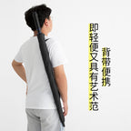 Double Layer Straight Umbrella with Color Matching Handle