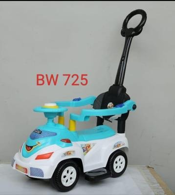 Kids Stroller Riding Car Yellow Black Plastic