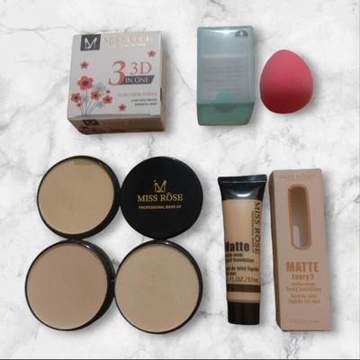 Kashees 2 in 1 Matte Poreless Face Powder Natural Shade