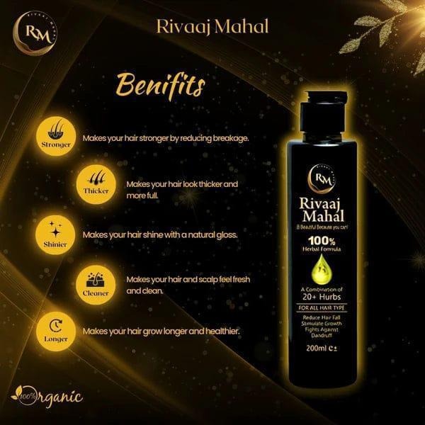 Rivaaj Mahal Herbal Hair Oil 200ml Anti-Dandruff All Hair Types