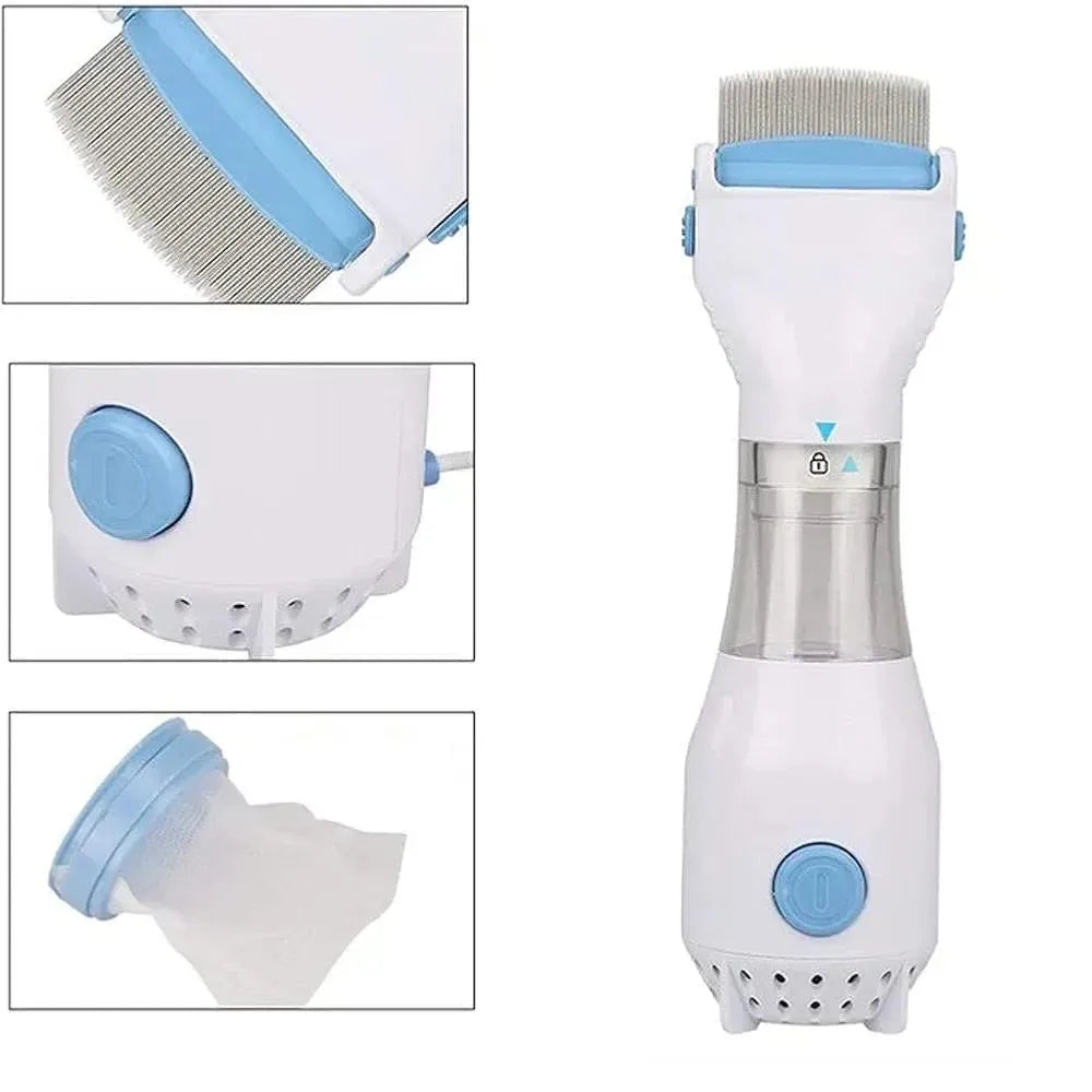 Anti-Lice Electric Comb with Vacuum & Filter