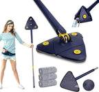 Blue Triangle Mop with Water Spray & Replaceable Pads Loved