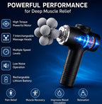 Blueidea Fascia Gun BLD-780 Rechargeable Deep Tissue Massage Gun with 9 Massage Heads & 6 Speed Levels