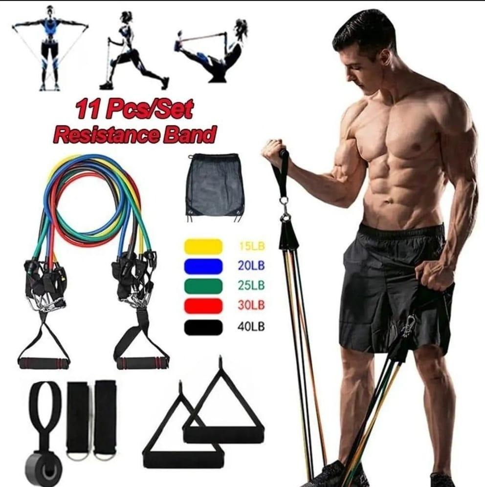 Adjustable Resistance Bands for Home Gym