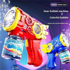 Kids Bubble Gun with LED Light & 100ML Solution