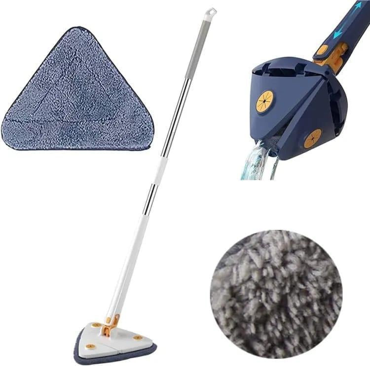 Blue Triangle Mop with Water Spray & Replaceable Pads Loved
