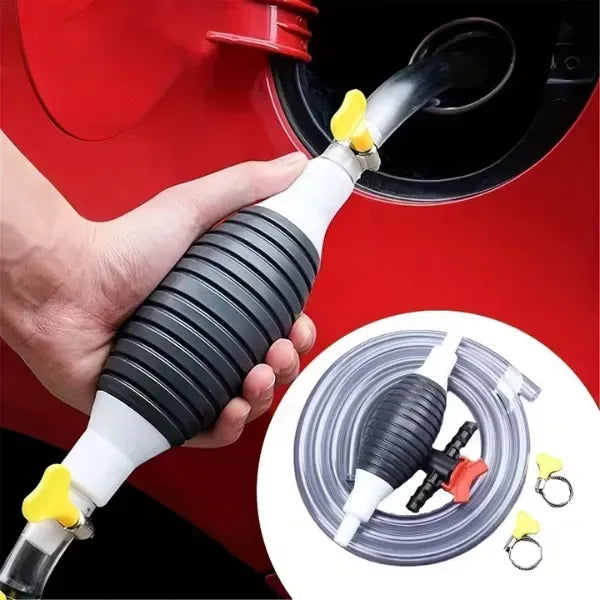 Manual Oil Pump for Cars - Easy Use, PVC, 1 Pc