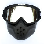 BOLLFO Retro Mask Goggles for Motorcycle Racing Outdoor Riding