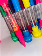 4-in-1 Bubble Stamp Ball Pen with Light & Ballpoint