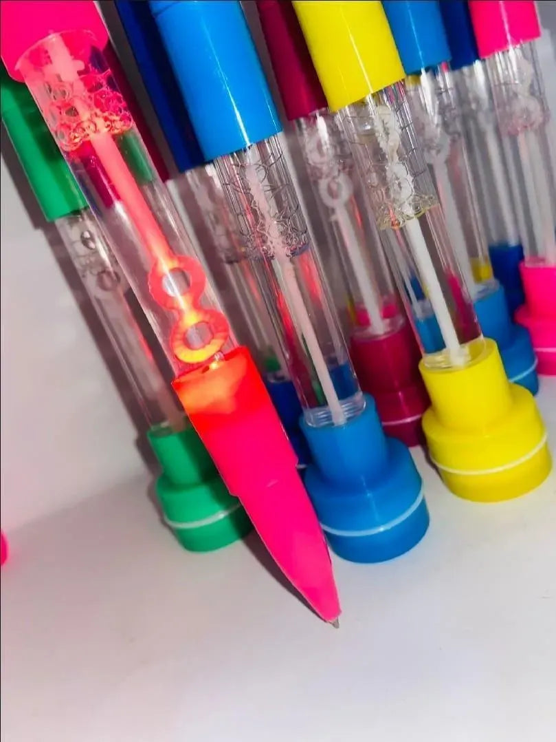 4-in-1 Bubble Stamp Ball Pen with Light & Ballpoint