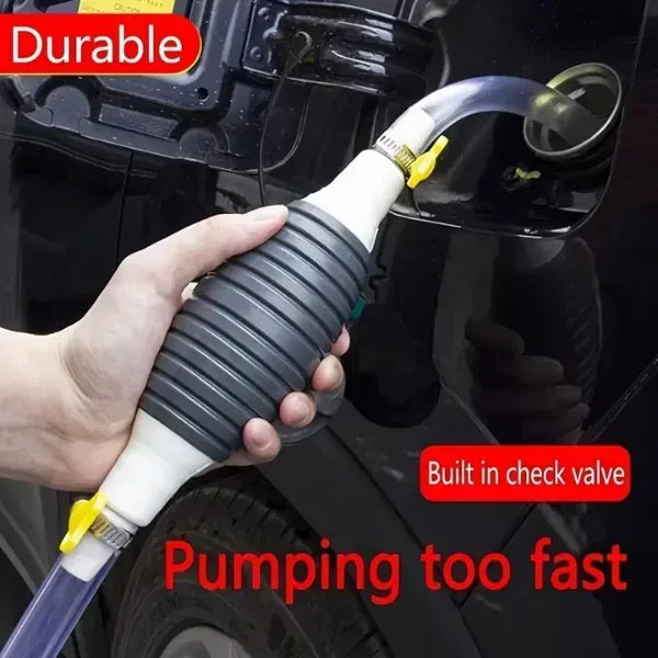Manual Oil Pump for Cars - Easy Use, PVC, 1 Pc