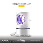 USB Rechargeable Mosquito Killer Lamp White 22x13cm ABS