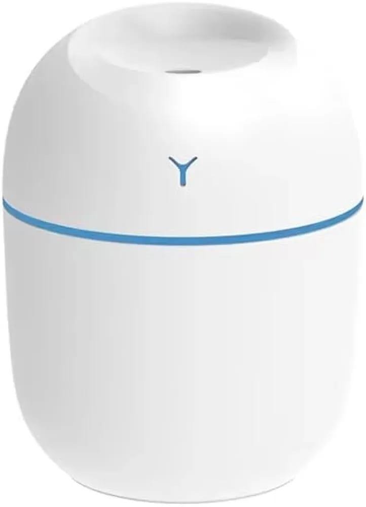 White Air Humidifier with Ambient Light, Durable ABS Plastic, Quiet Operation, Compact Design, New Arrival, Best Price in Pakistan