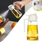 Premium Glass Oil Bottle 50ml Spray Leak Proof