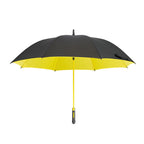 Double Layer Straight Umbrella with Color Matching Handle