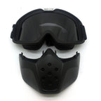 BOLLFO Retro Mask Goggles for Motorcycle Racing Outdoor Riding
