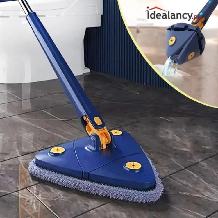 Blue Triangle Mop with Water Spray & Replaceable Pads Loved