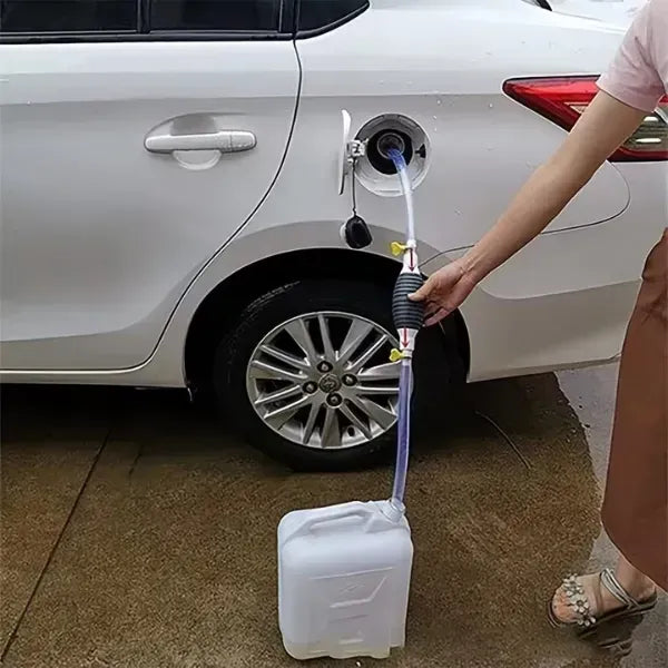 Manual Oil Pump for Cars - Easy Use, PVC, 1 Pc