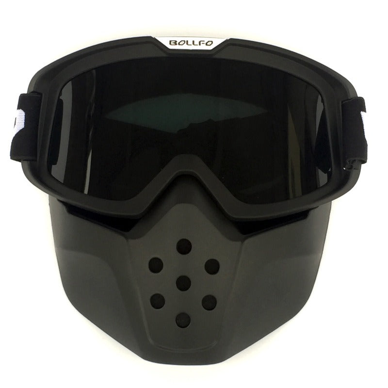 BOLLFO Retro Mask Goggles for Motorcycle Racing Outdoor Riding