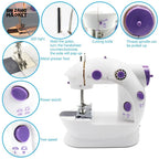 MINI SEWING MACHINE WITH 2 LEVELS SPEEDS