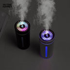 PORTABLE CAR AIR HUMIDIFIER – USB MIST MAKER WITH RGB LED MOOD LIGHT