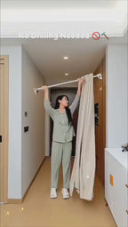 Extension Curtain Rod | No-Drill Adjustable Rod 🏠✨