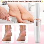 RECHARGEABLE ELECTRIC CALLUS REMOVER – CORDLESS ELECTRONIC FOOT FILE FOR WOMEN & MEN
