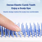 Self-Cleaning Hair Brush & Telescopic Comb | Detangling Brush with One-Pull Cleaning Mechanism | Random Color