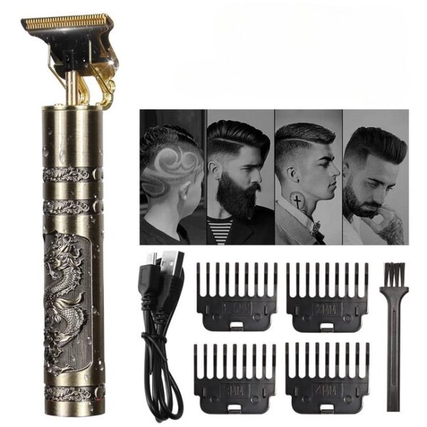 T9 Trimmer Plastic Usb Electric Hair Clipper For Men Hair Cutting Machine Rechargeable